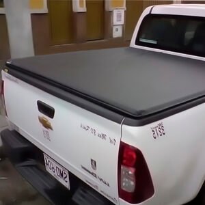 Carpa plana corrediza con rieles laterales para pickup doble cabina