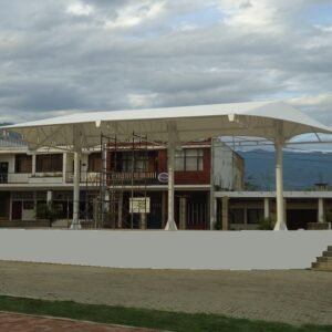 proyecto especial de membrana arquitectónica con diseño innovador