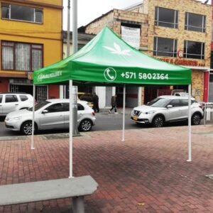 quiosco plegable estructura metálico portátil ideal para ventas y exhibiciones